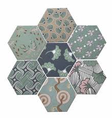 carreaux motifs hexagonaux